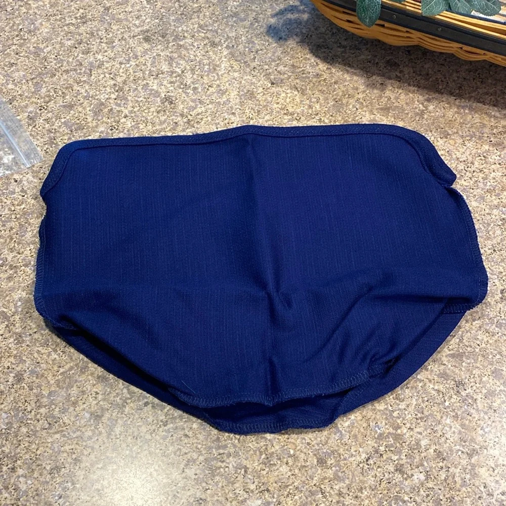 Longaberger Ice Bucket Fabric Liner Indigo Blue 28069144